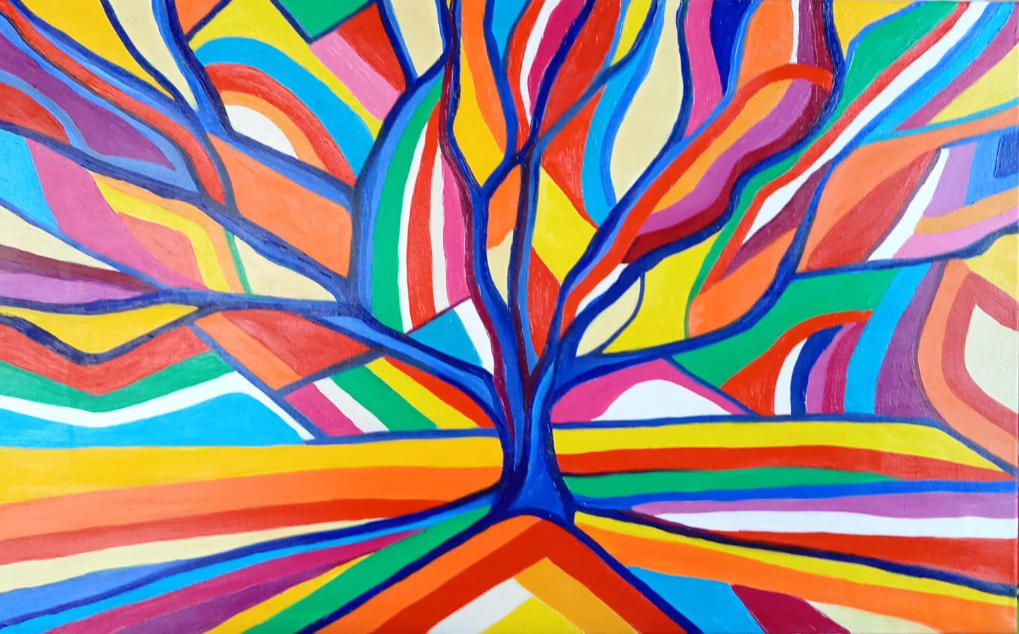 L'albero della vita - Opera Pittorica di Teresa Delaiti