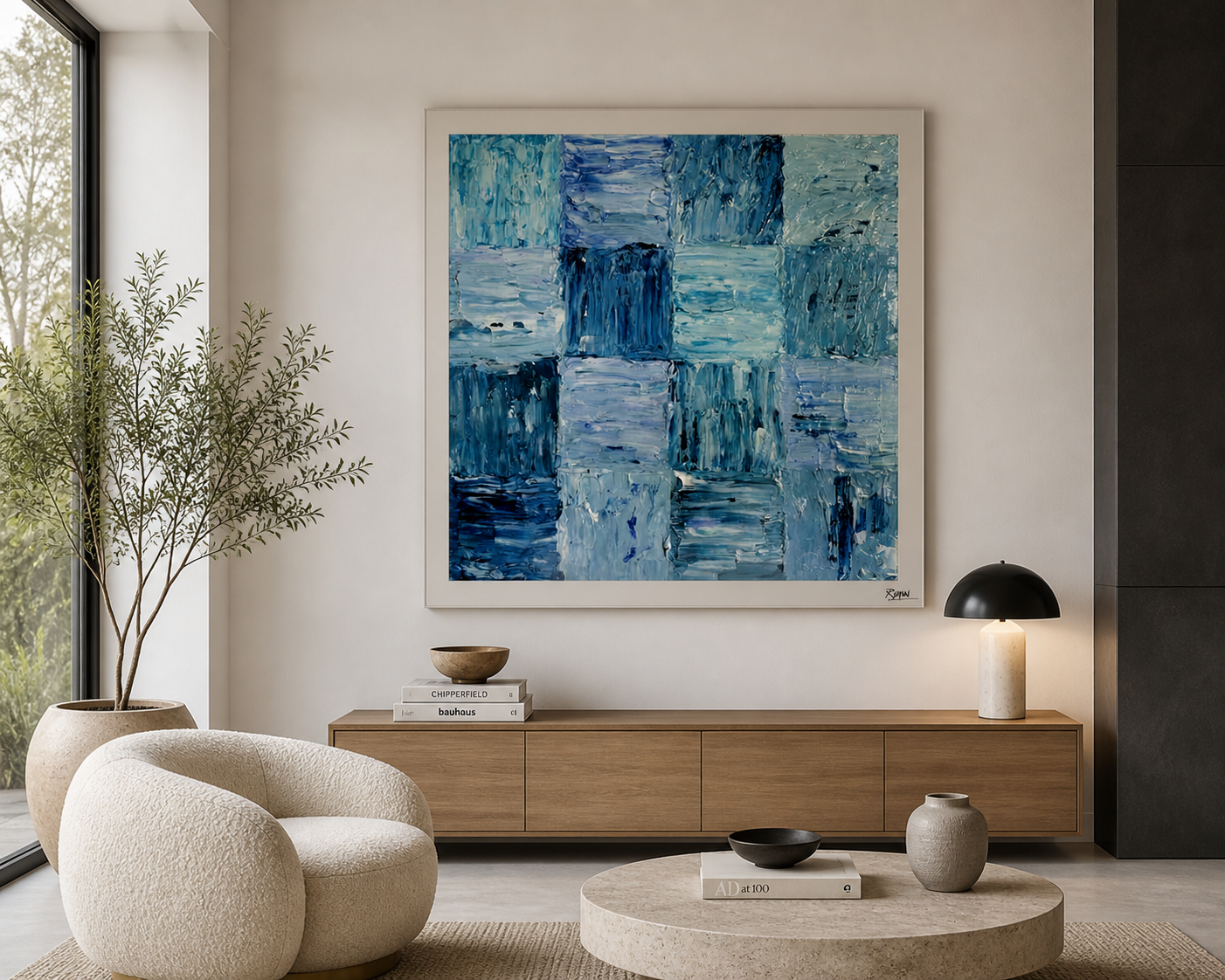 Collezione Giorgio Romanò – Dipinto – Balance of the Self 100 x 100 cm – Tecnica mista