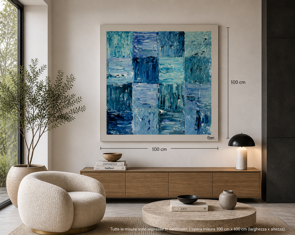 Collezione Giorgio Romanò – Dipinto – Balance of the Self 100 x 100 cm – Tecnica mista