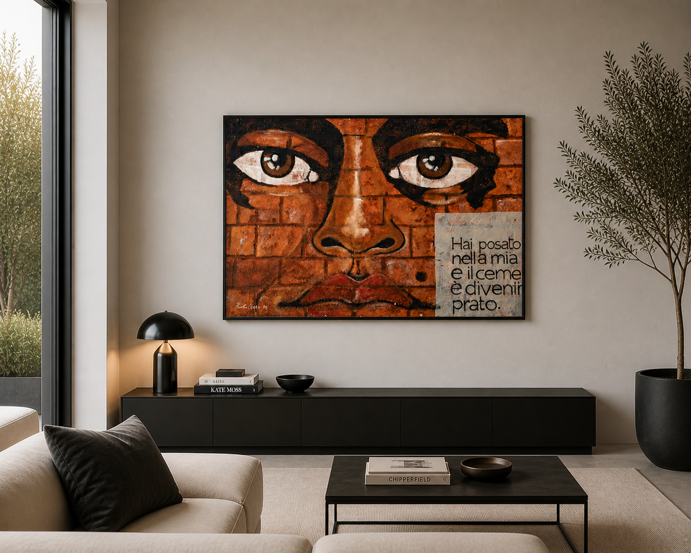 Collezione Paola Cossu – Muro – Dipinto 100 cm x 70 cm - Tecnica Mista