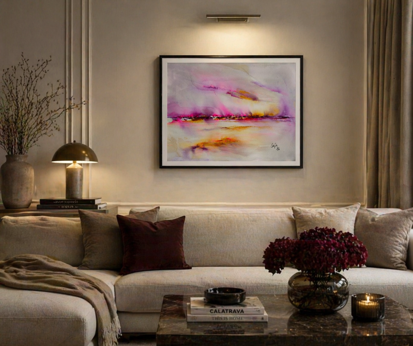 Collezione Luisella Pellanda - Tramonto di sole e oro