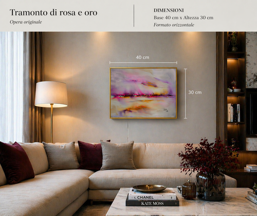 Collezione Luisella Pellanda - Tramonto di sole e oro