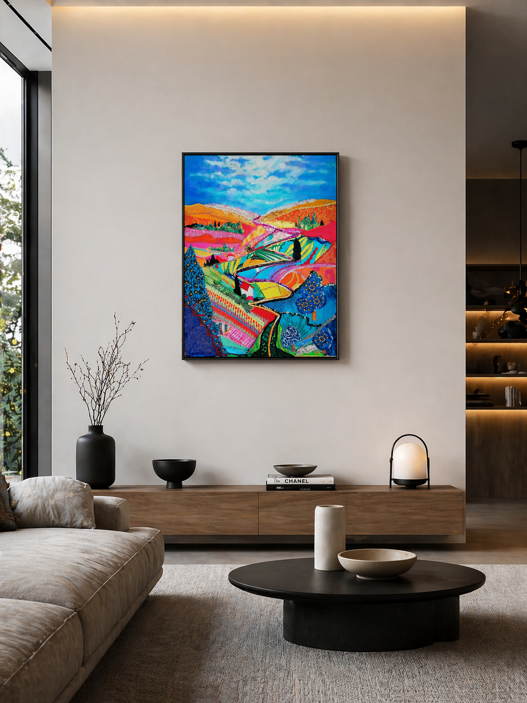 Collezione Mara Montagna - Dipinto - Nel canyon di Hockney