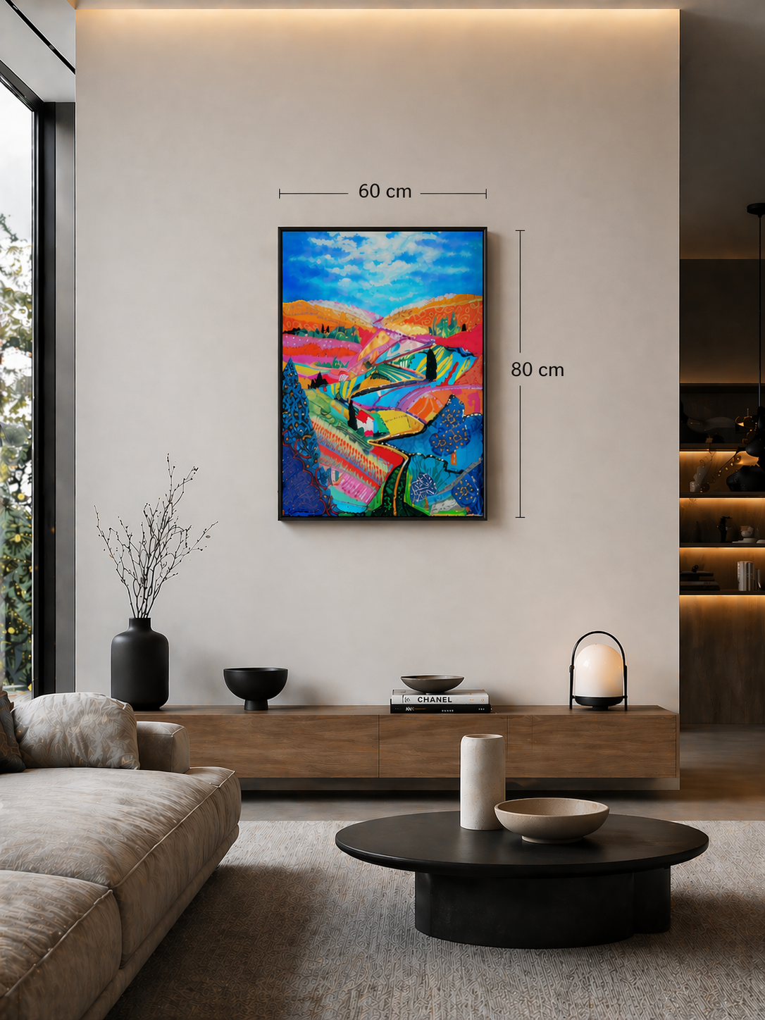 Collezione Mara Montagna - Dipinto - Nel canyon di Hockney